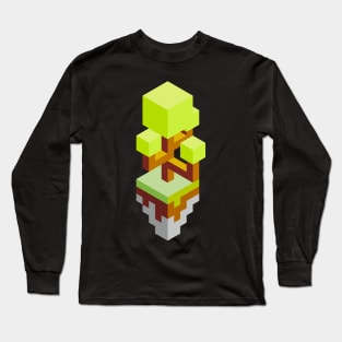 Isometric abstract color tree Long Sleeve T-Shirt